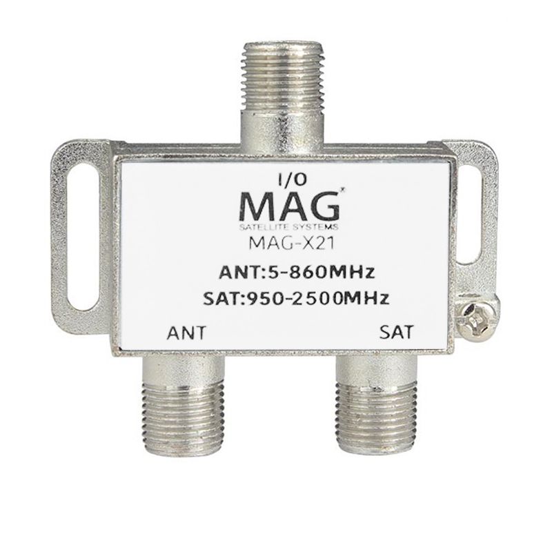  MAG MAG-X21 TV/SAT 5-2500MHZ COMBINER 950-2500MHZ