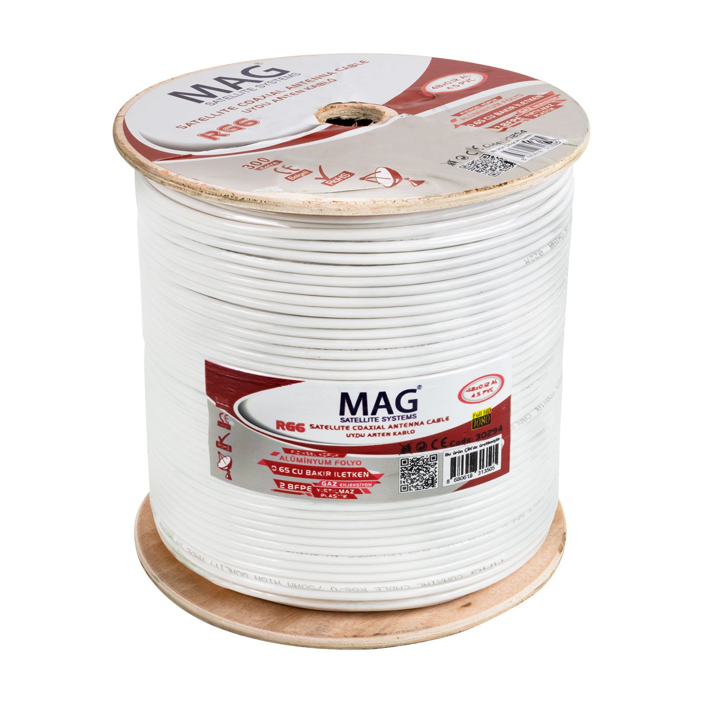  RG59 FA MİNİ MERSAT ANTEN KABLO (300 METRE)