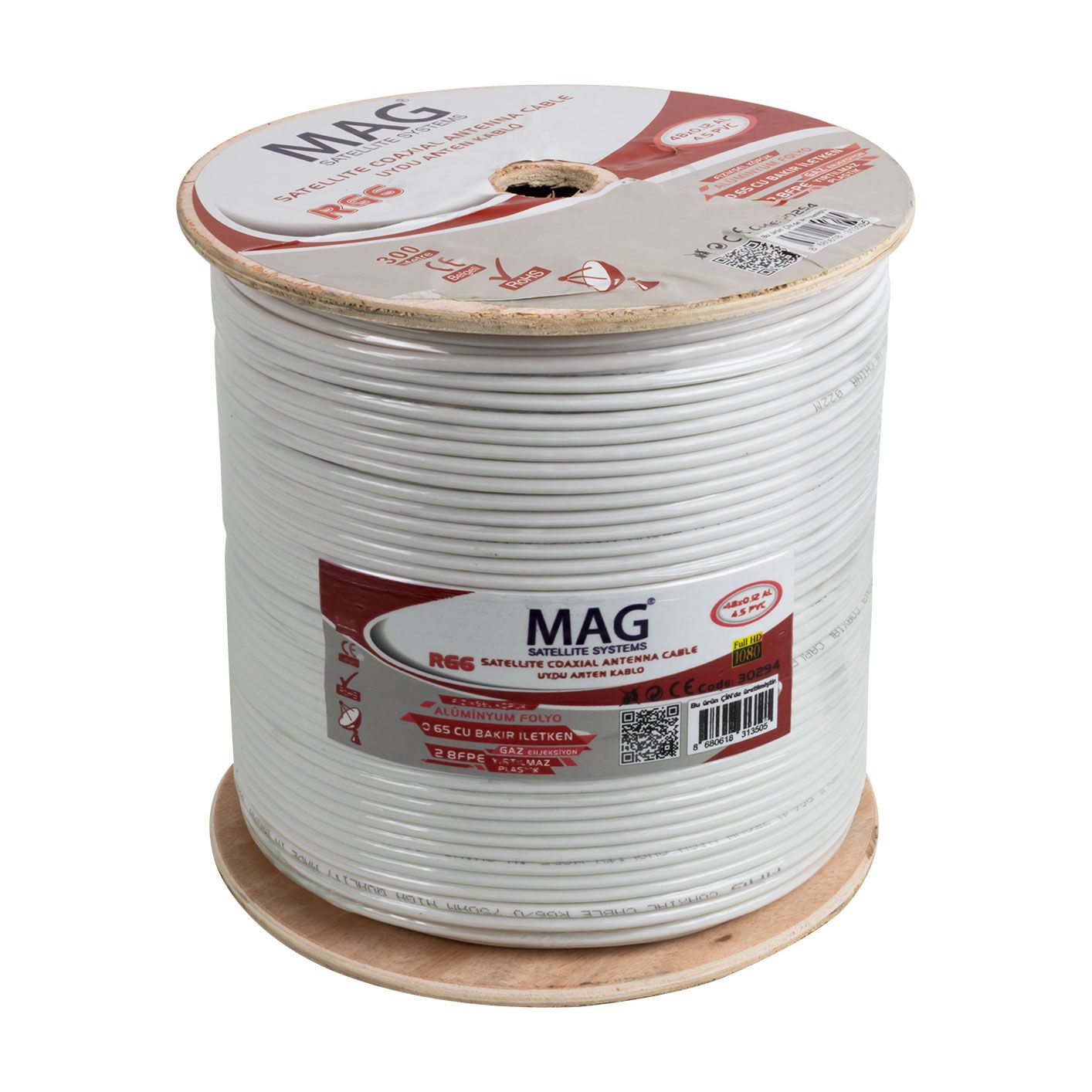  RG59 FA MİNİ MERSAT ANTEN KABLO (300 METRE)