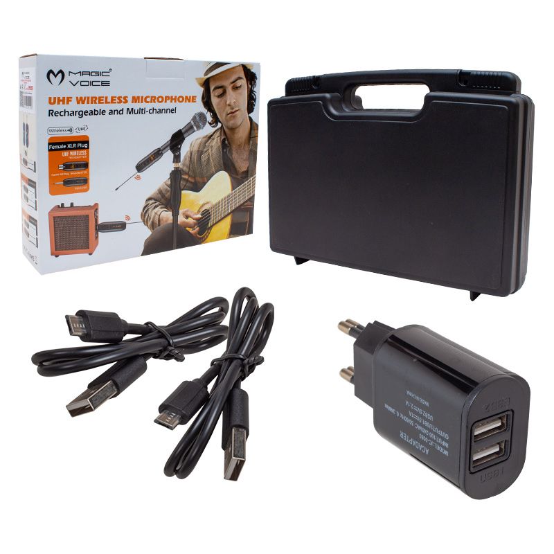  MAGICVOICE MV-19585 UHF GİTAR TİP KABLOSUZ MİKROFON