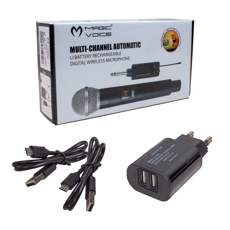  MAGICVOICE MV-19599 UHF KABLOSUZ YAKA MİKROFON