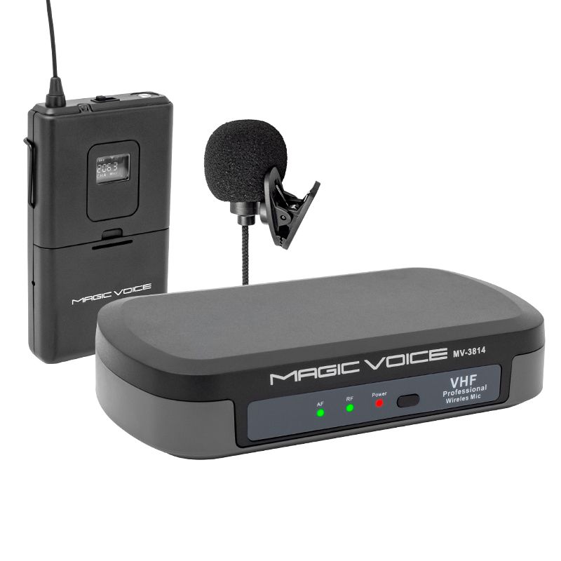  MAGICVOICE MV-3812 VHF YAKA TİPİ TELSİZ MİKROFON