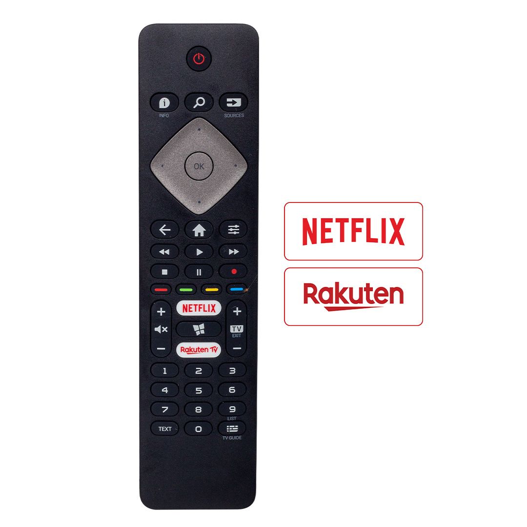 ORJİNAL KL PHILIPS NETFLIX-RAKUTEN TV TUŞLU BRC0884301-01 LED TV KUMANDASI