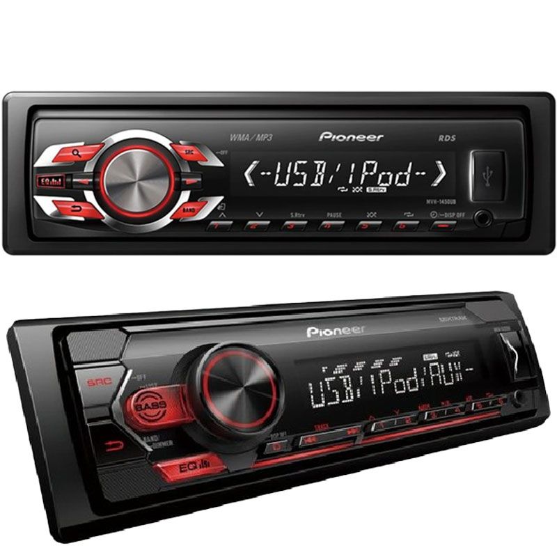 PIONEER MVH-S125UI USB FM AUX MEKANİKSİZ KUMANDALI OTO TEYP 4 X 50 WATT