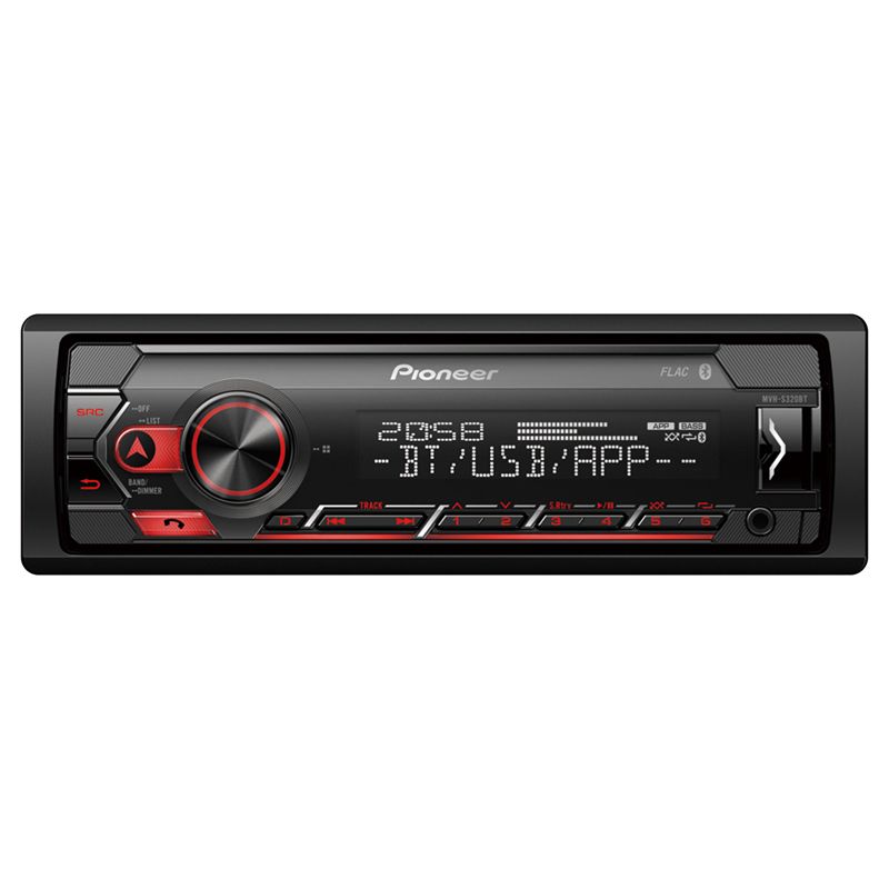  PIONEER MVH-S320BT USB/FM/AUX/MP3 BLUETOOTHLU MEKANİKSİZ OTO TEYP 4X50 WATT