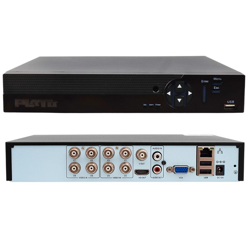  PLATO PL-21064 6IN1 8 KANAL 1080N DVR KAYIT CİHAZI (5 MP DESTEKLİ) (H265)