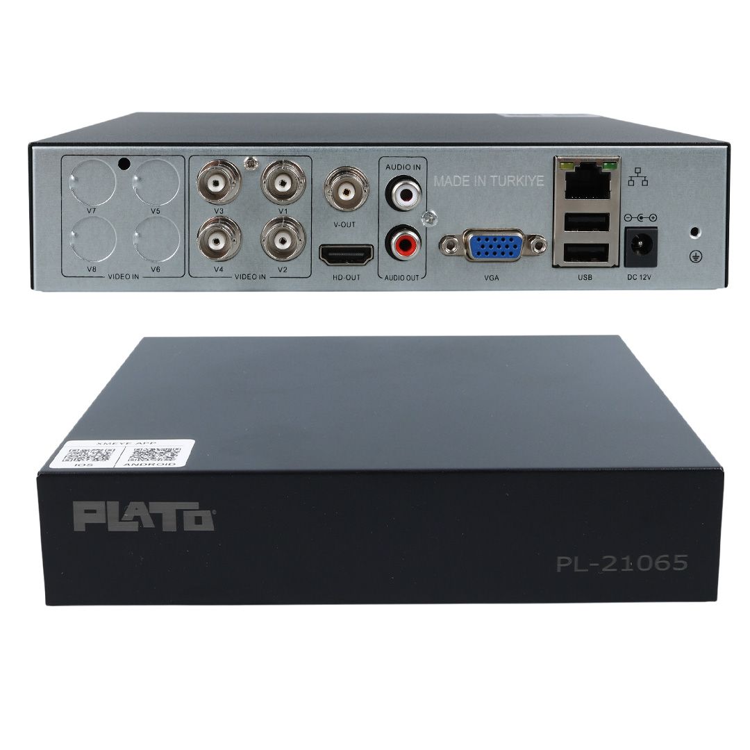  PLATO PL-21065 6IN1 4 KANAL 1080N DVR KAYIT CİHAZI (5 MP DESTEKLİ) (H265)
