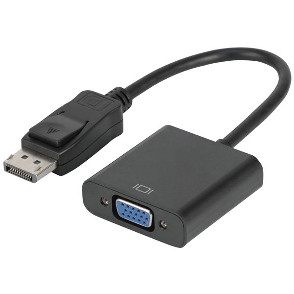  POWERMASTER PM-16261 DISPLAY PORT ERKEK TO VGA DİŞİ 10 CM ÇEVİRİCİ KABLO