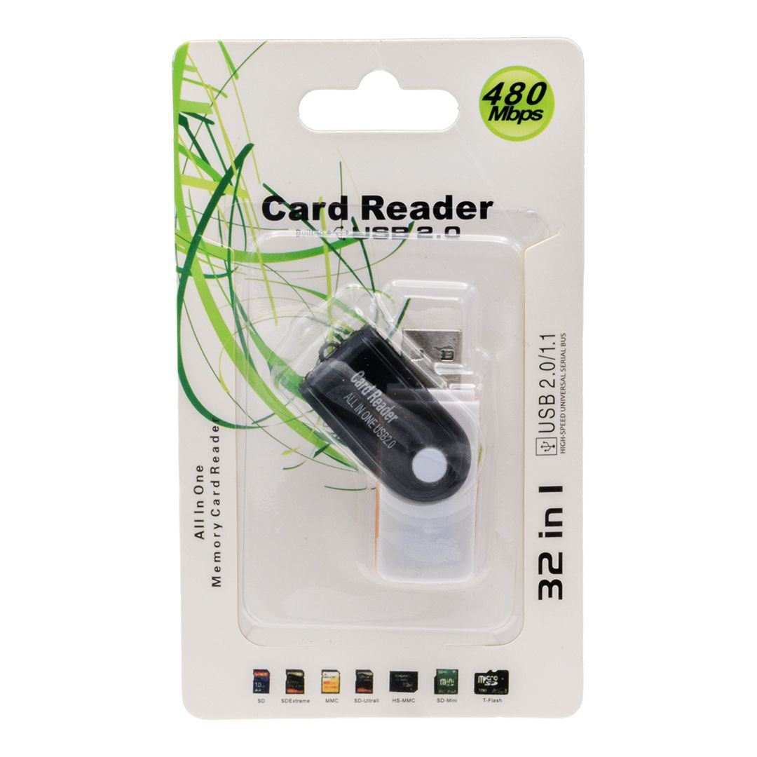  POWERMASTER PM-2513 USB 2.0 ÇOKLU 32 İN 1 KART OKUYUCU SD/MMC