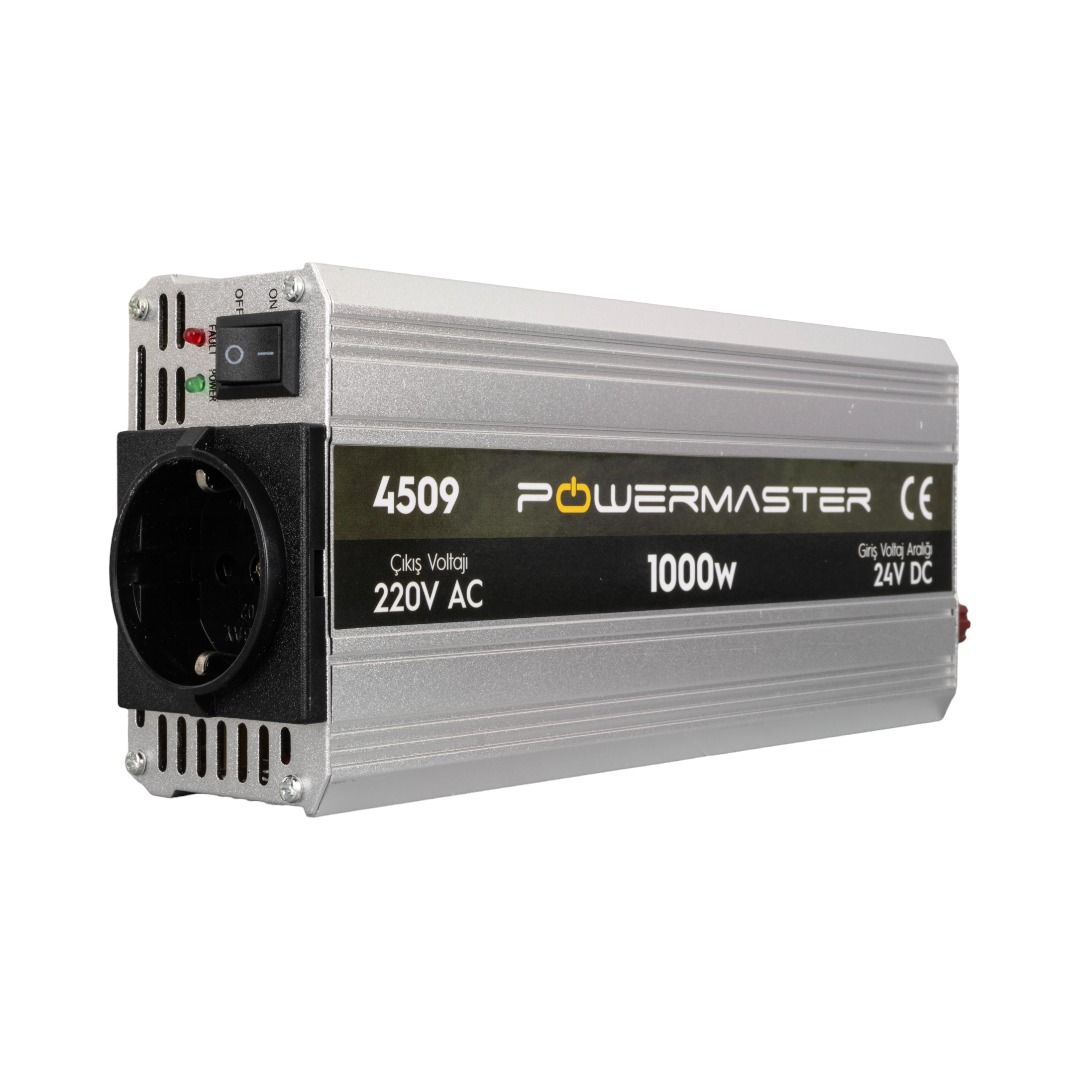 POWERMASTER PM-4509 24 VOLT 1000 WATT MODIFIED SINUS İNVERTER