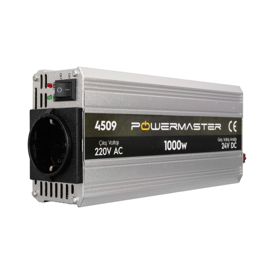  POWERMASTER PM-4509 24 VOLT 1000 WATT MODIFIED SINUS İNVERTER