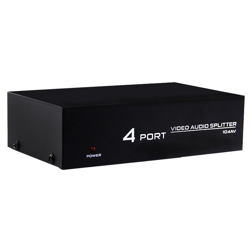  POWERMASTER PM-4831 4 PORT VIDEO AUDIO SPLITTER DAĞITICI