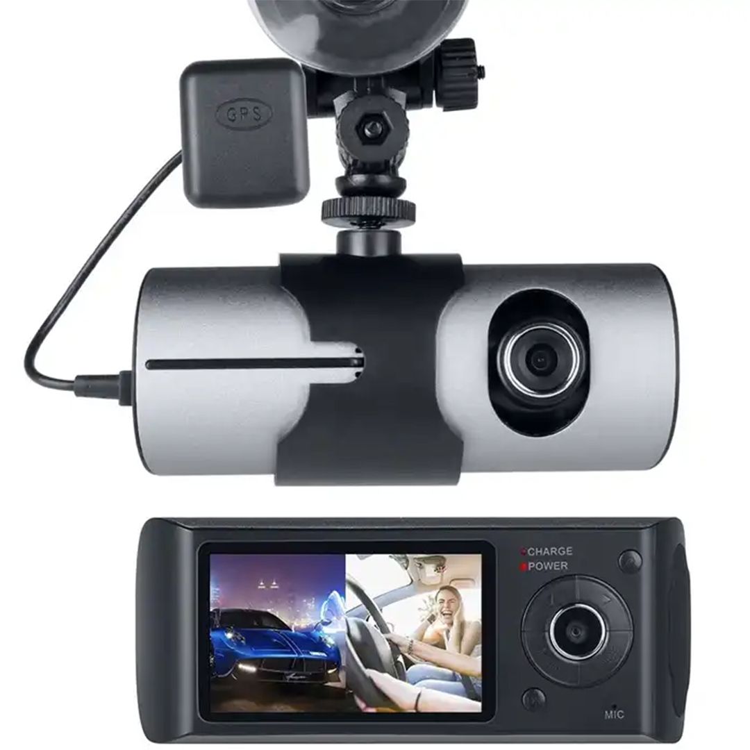  Powermaster R300 GPS'li Çift Kameralı Araç İçi DVR Kamera Set (32 GB Kart Destekli)