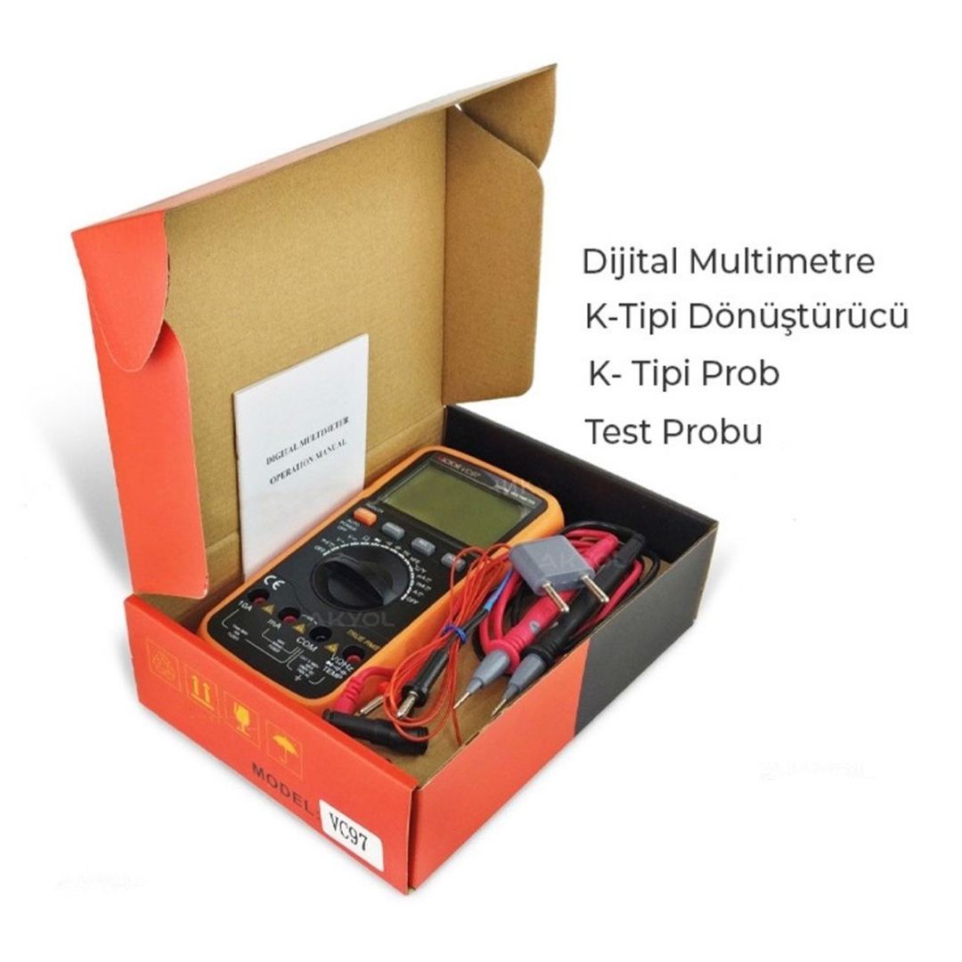  POWERMASTER VC-97 AC-DC ÖLÇER DİJİTAL ÖLÇÜ ALETİ