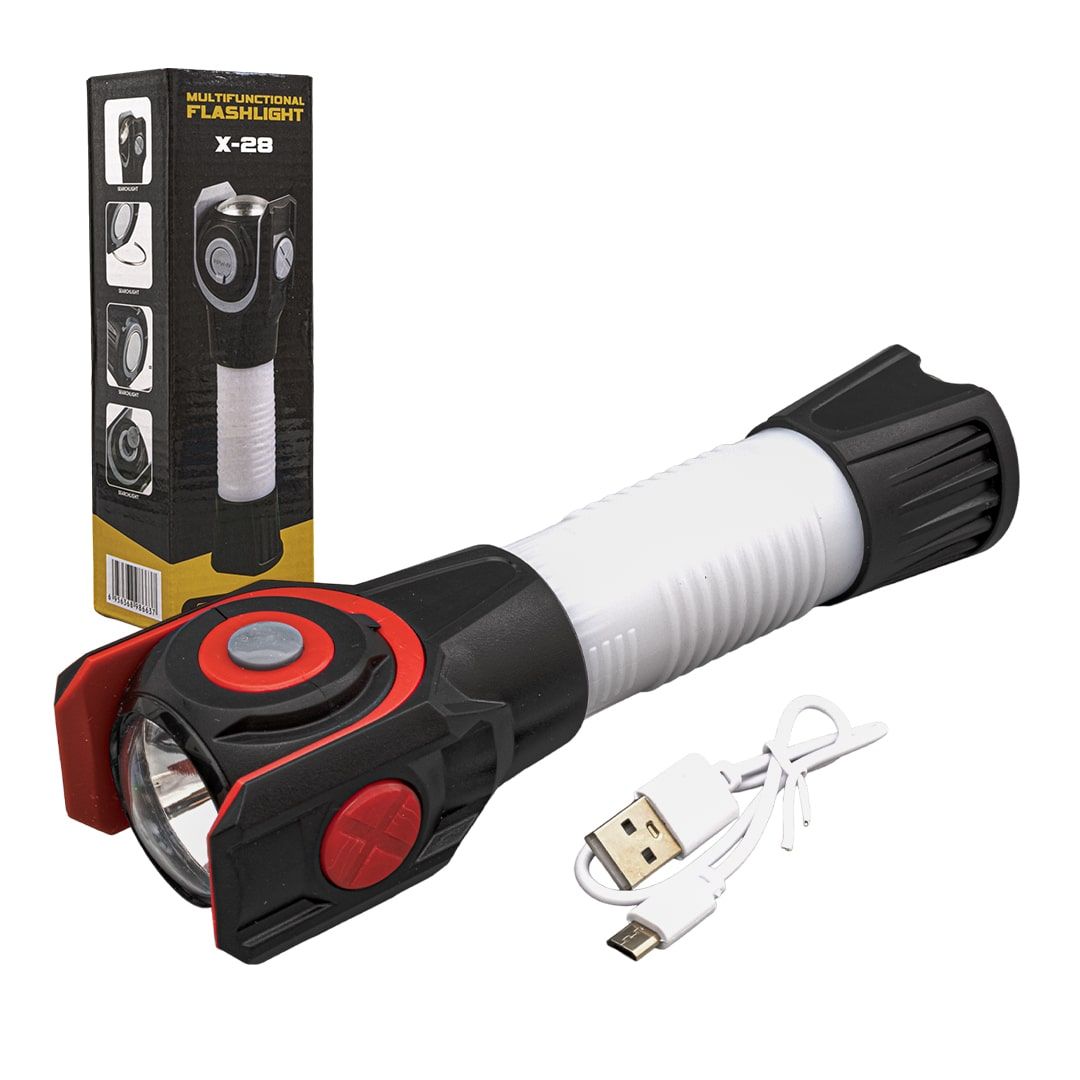  POWERMASTER X-28 ÇOK FONKSİYONLU USB ŞARJLI EL FENERİ