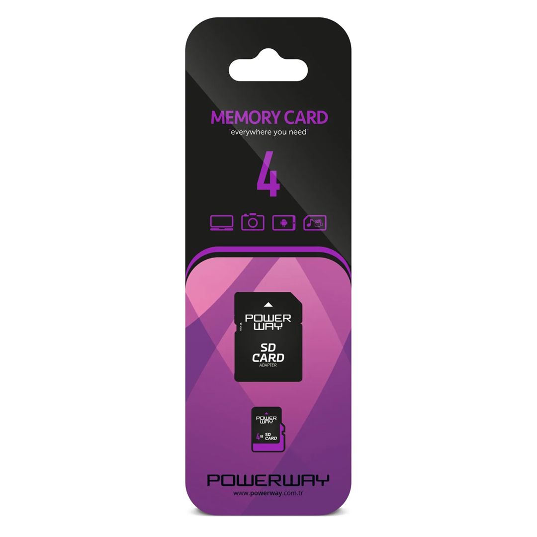  SAMSUNG EVO PLUS 4GB MICRO SD HAFIZA KARTI (CLASS 10) POWERWAY PWR-4