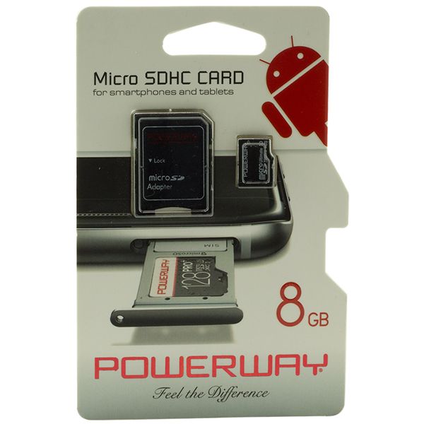 POWERWAY PWR-8  MICRO 8GB SD HAFIZA KARTI (CLASS 10)