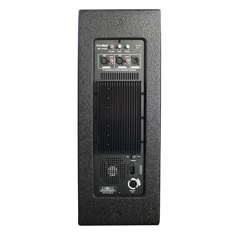  PROMAIN MS-1012GA 500 WATT 30 CM AKTİF AHŞAP KABİN HOPARLÖR