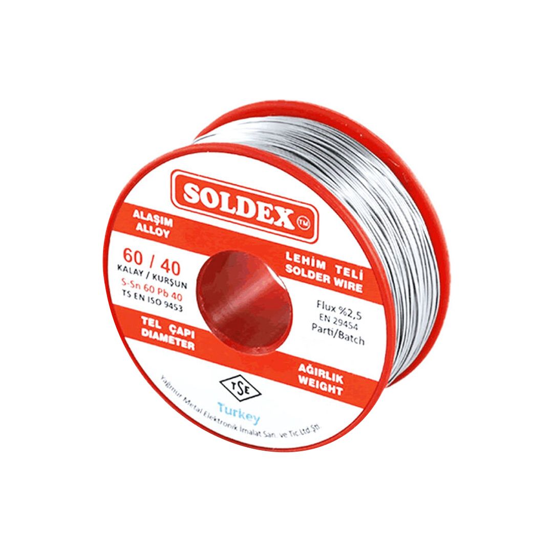 200 GR LEHİM İNCE 0,50 MM SOLDEX  SN60 PB40