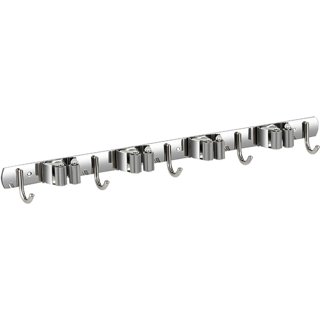 SUNUP SN-26352 ALTI KANCALI BEŞ KLİPSLİ PASPAS-SÜPÜRGE TUTUCU - ASKILIK