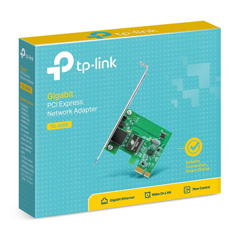  TP-LINK TG-3468 10/100/1000 MBPS PCI-EX GIGABIT ETHERNET KARTI