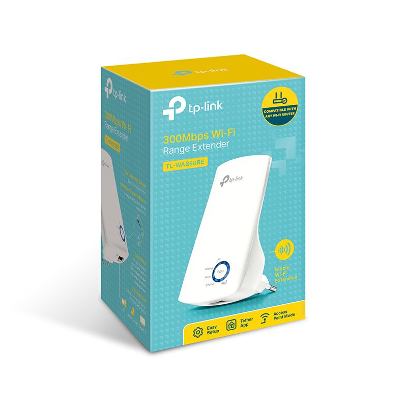  TP-LINK TL-WA850RE 300 MBPS WIFI REPEATER GENİŞ MENZİL