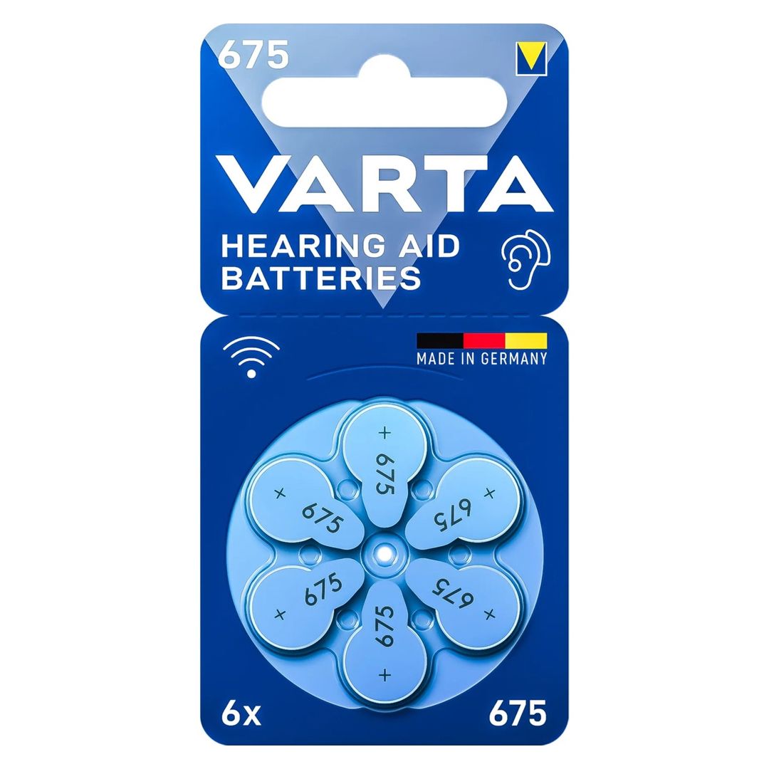 VARTA 675 NO KULAKLIK PİLİ 6LI PAKET