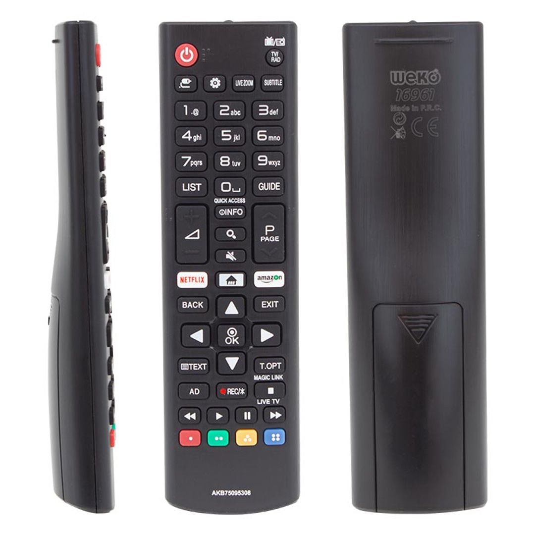  WEKO KL LG NETFLIX-AMAZON TUŞLU LCD-LED TV KUMANDA (AKB75095308CAS65BN708)