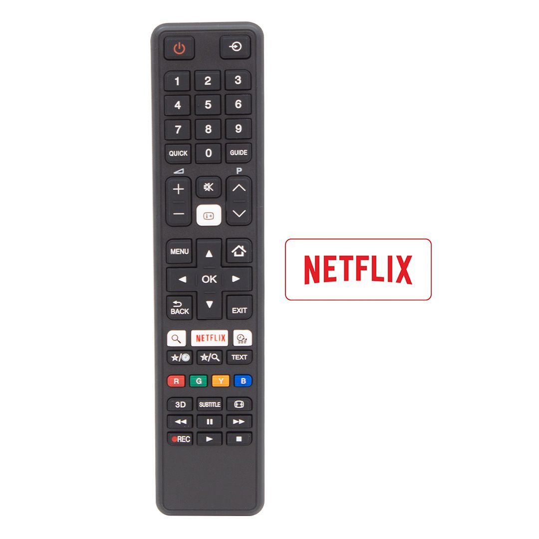 WEKO KL TOSHIBA CT-8053 NETFLIX TUŞLU SİYAH LCD/LED TV KUMANDA (CT-8053-H74856008053X)