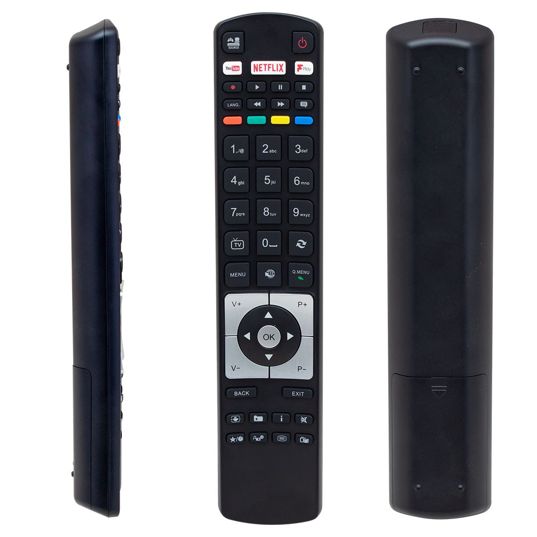  WEKO KL VESTEL RC 5118F BLACK FPLAY NETFLİX-YOUTUBE-PLAY TUŞLU LCD-LED TV KUMANDA