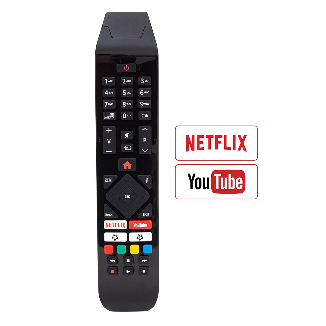 WEKO KL VESTEL RC43140 - NETFLIX+YOUTUBE TUŞLU LCD-LED TV KUMANDA YAZISIZ
