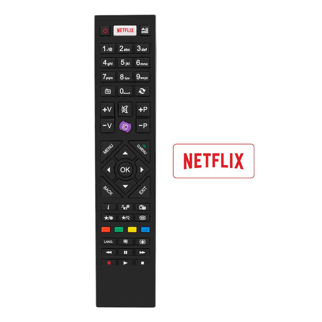 WEKO KL VESTEL RC4880 NETFLIX TUŞLU YENİ MODEL MOR TUŞLU LCD-LED TV KUMANDA