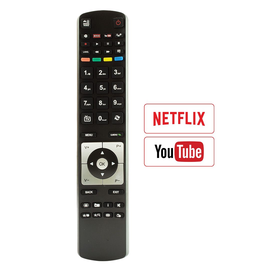 WEKO KL VESTEL YENİ YOUTUBE VE NETFLIX TUŞLU LCD-LED TV KUMANDA RM-L1246B