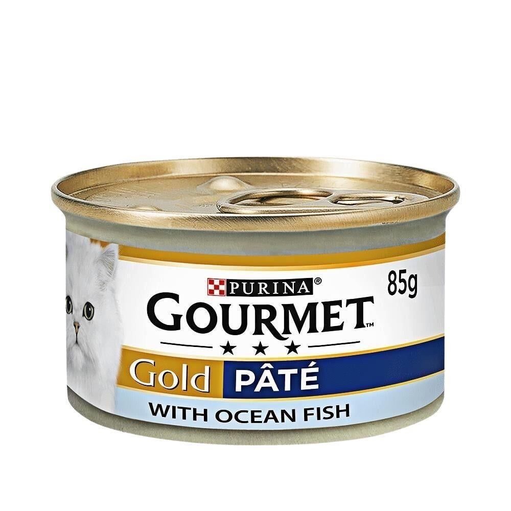 Gourmet Gold Okyanus Balığı ve Sebzeli Kedi Konservesi 85 Gr 24 Adet