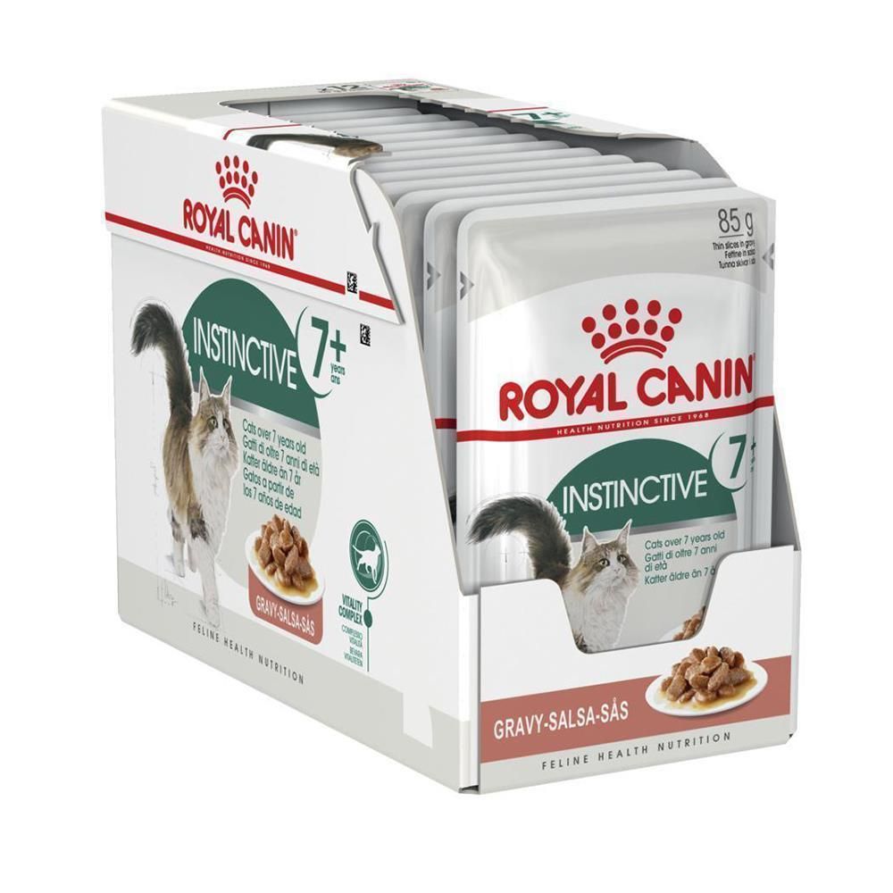 Royal Canin Instinctive 7+ Gravy Yaşlı Konserve Kedi Maması 85 gr 12 adet
