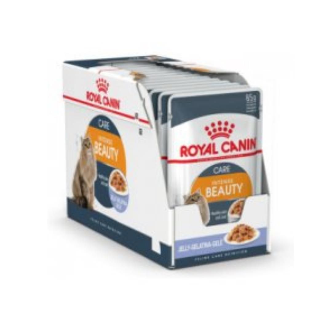 Royal Canin Intense Beauty Jel İçinde Yetişkin Kedi Konservesi 85 Gr 12 Adet