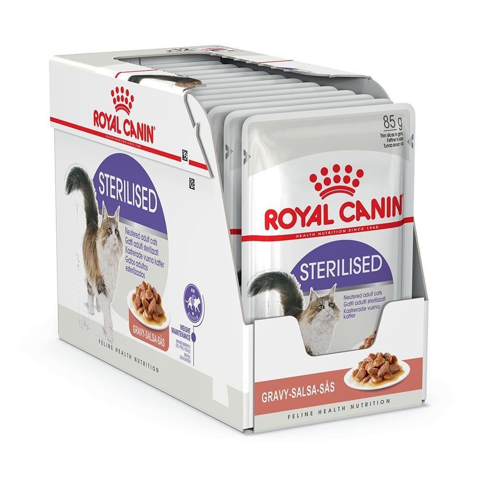 Royal Canin Sterilised Gravy Kısırlaştırılmış Kedi Yaş Maması 85 gr 12 Adet