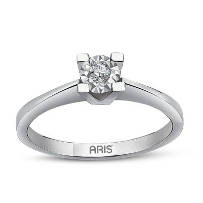  Pırlanta Tektaş Miracle Yüzük (0.50 Ct Görünümlü)