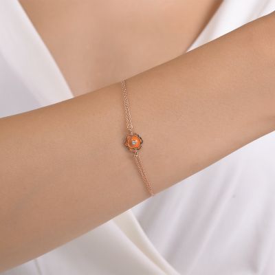   Pırlantalı Sakral Çakra (Svadhıstana) Bileklik