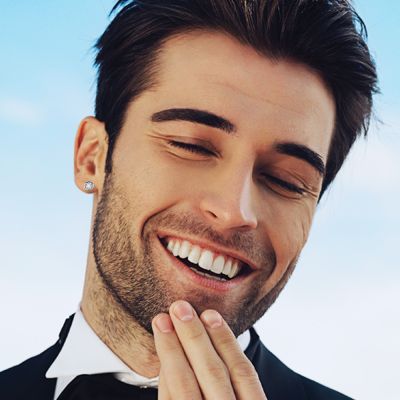  0.10 Karat Pırlanta Erkek Küpe (Tek Adet Fiyatıdır)