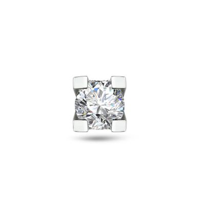 0.25 Karat Pırlanta Tektaş Erkek Küpe (Tek Adet)