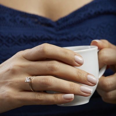  0.30 Karat Pırlanta Tektaş Yüzük