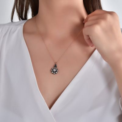  Elmas Gül Miracle Kolye