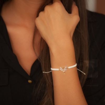  Pırlantalı Huzur Meleği Azrail Bileklik