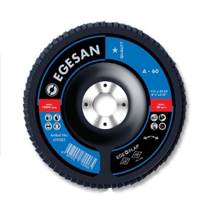 EGESAN Quality Seri 115 mm 60 Kum ZR Flap Disk Zımpara (590066)