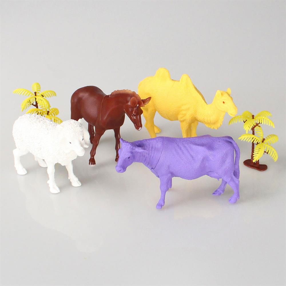  706 Toy Play 6 Parça Çiftlik Hayvanları Figür Seti 12-13 cm