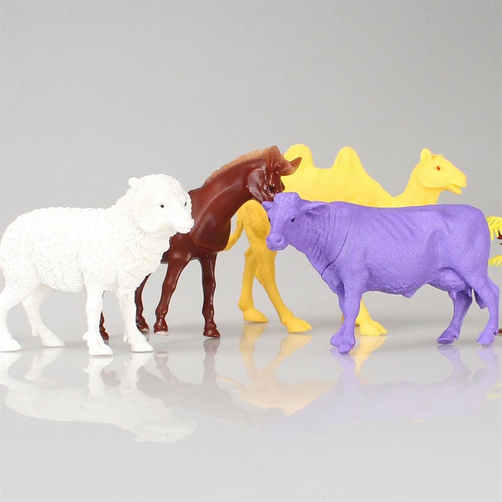  706 Toy Play 6 Parça Çiftlik Hayvanları Figür Seti 12-13 cm