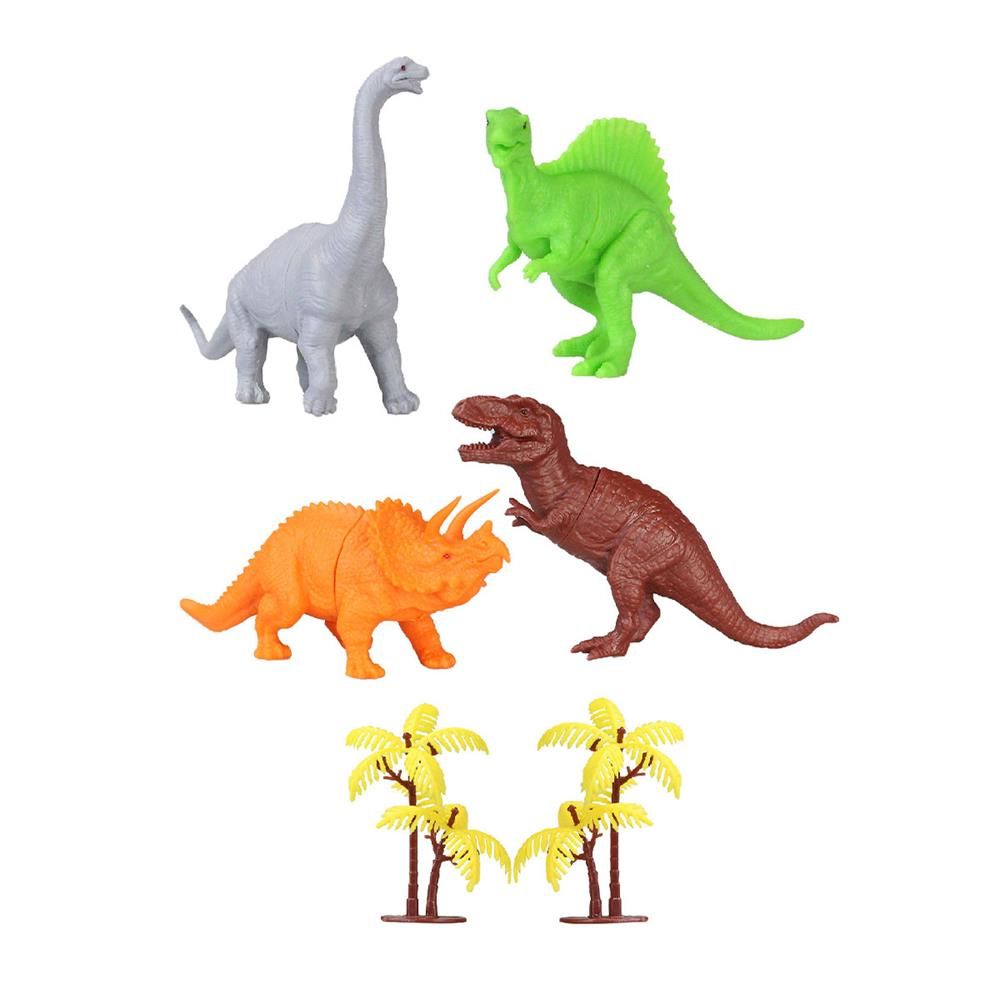  713 Toy Play 6 Parça Dinozor Figür Seti 14-18 cm