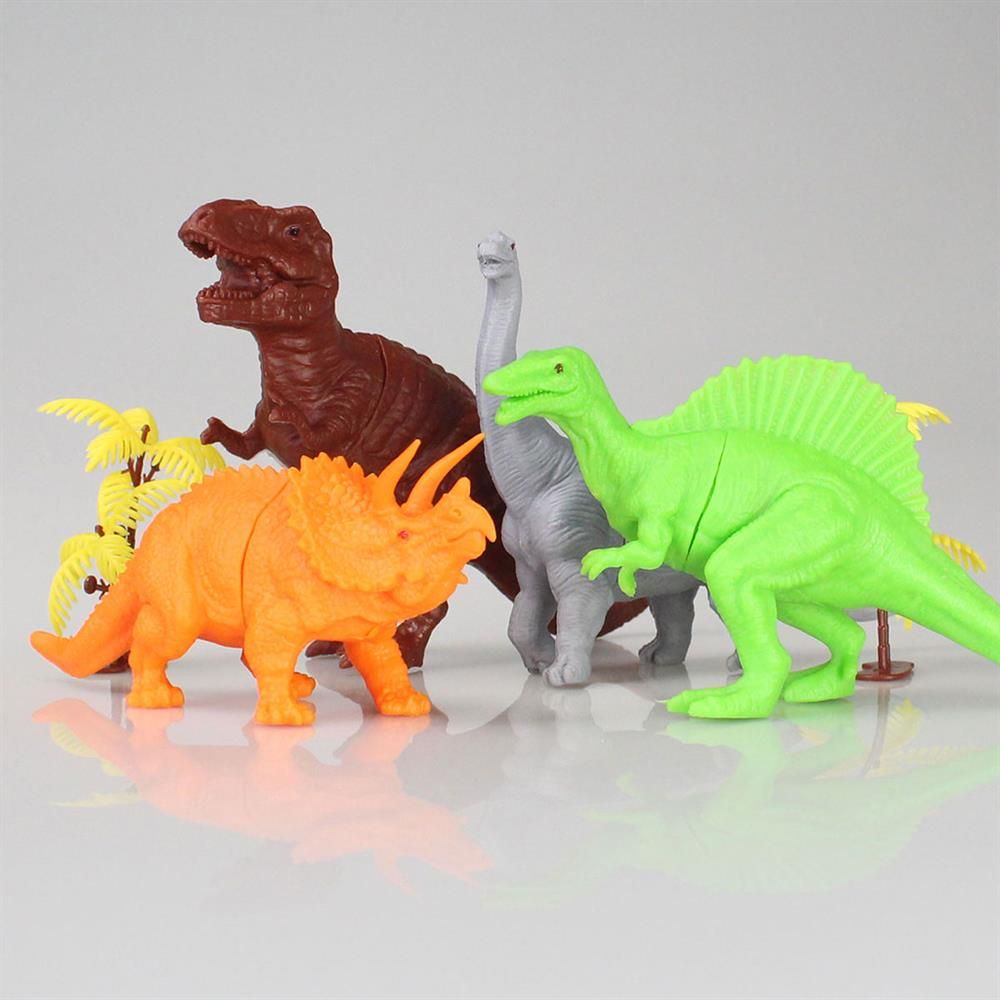  713 Toy Play 6 Parça Dinozor Figür Seti 14-18 cm