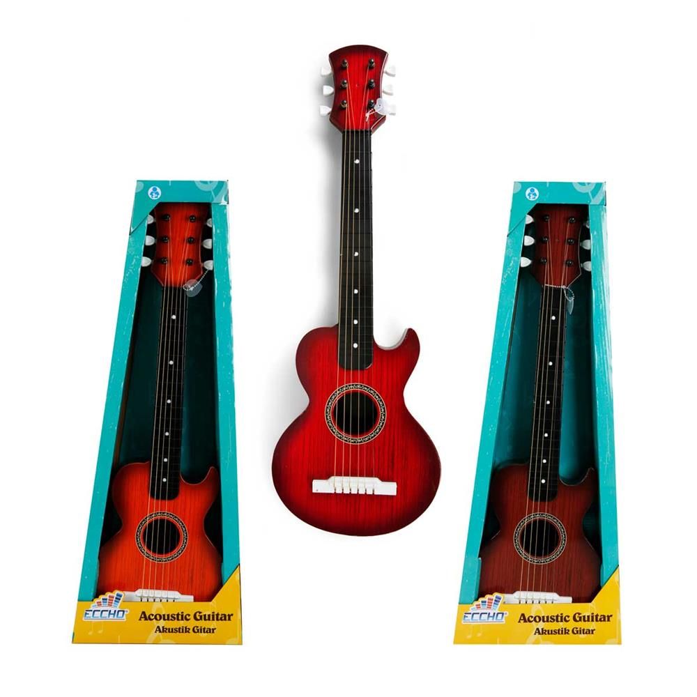  Akustik Gerçek Telli Oyuncak Gitar 66 cm